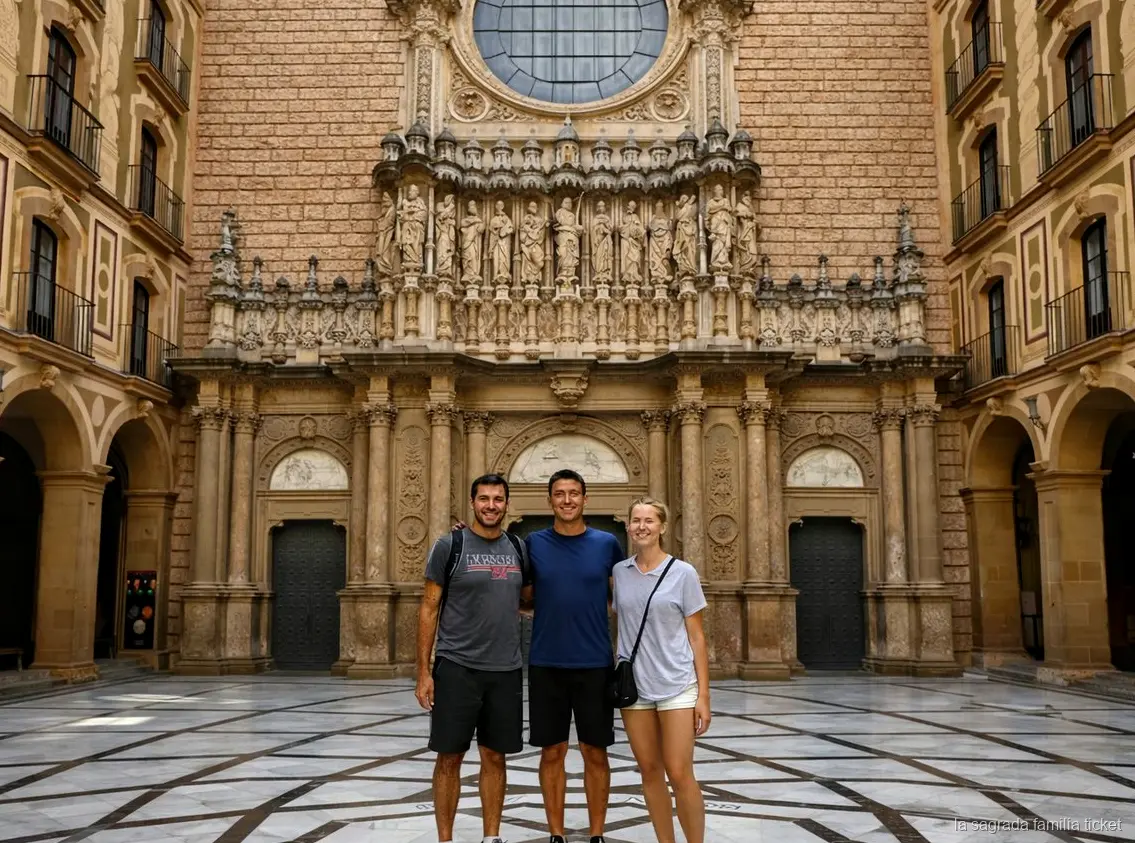 Trasporto privato usato sulla gita Sagrada Familia e Montserrat