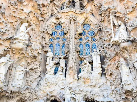 Ingresso dell'ascensore per i biglietti torri della Sagrada Familia