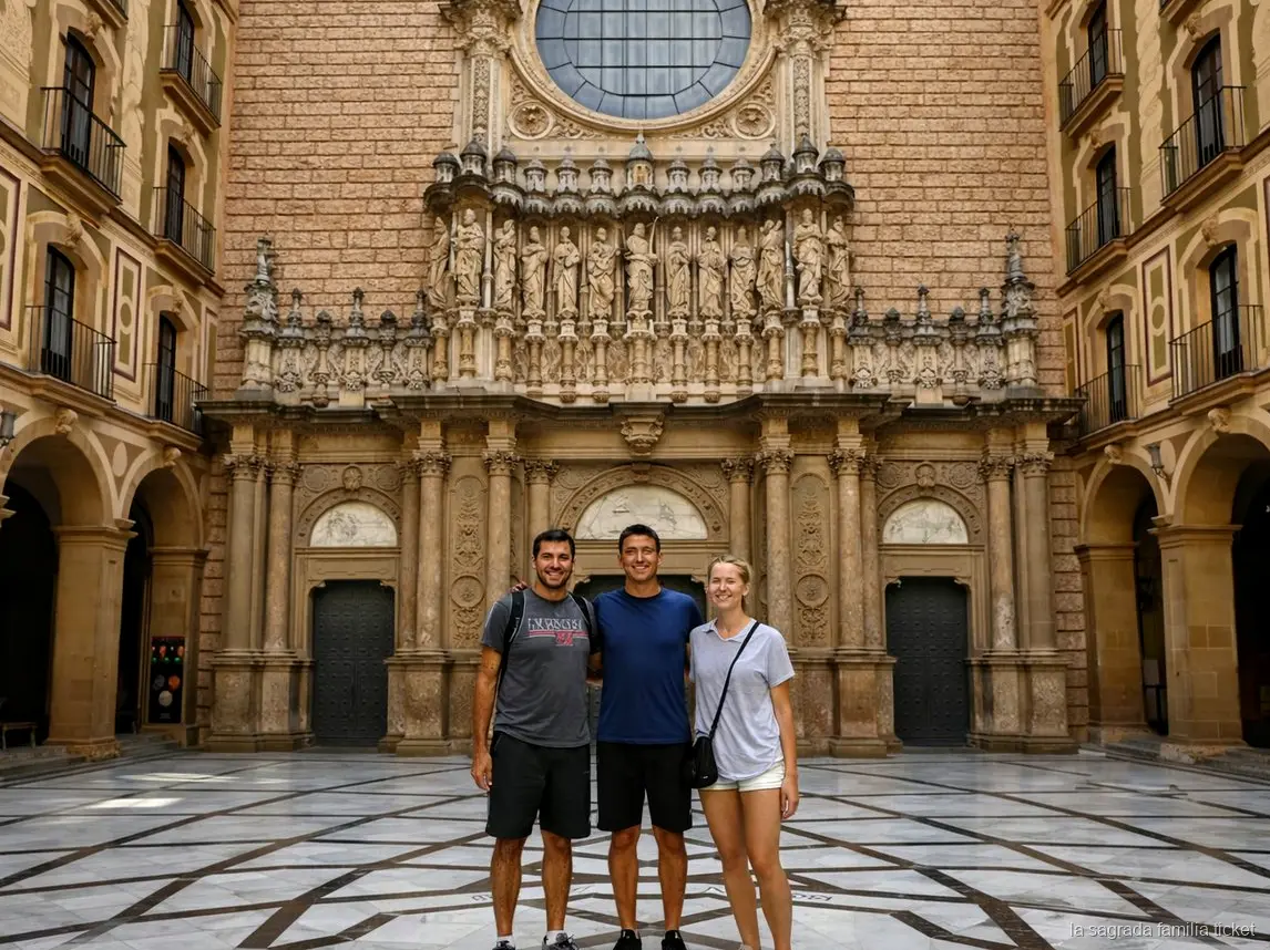 Private transportation used on the Sagrada Familia and Montserrat tour