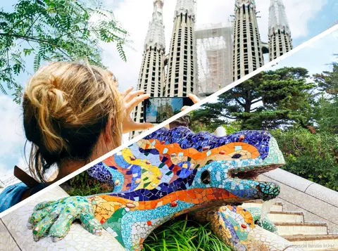 Sagrada Familia and Park Güell combo tour highlights