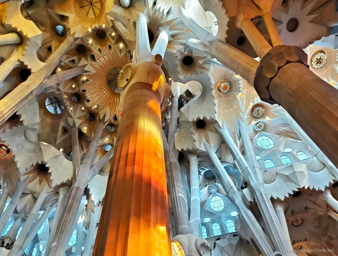 Facade detail examined on the Sagrada Familia private architect tour