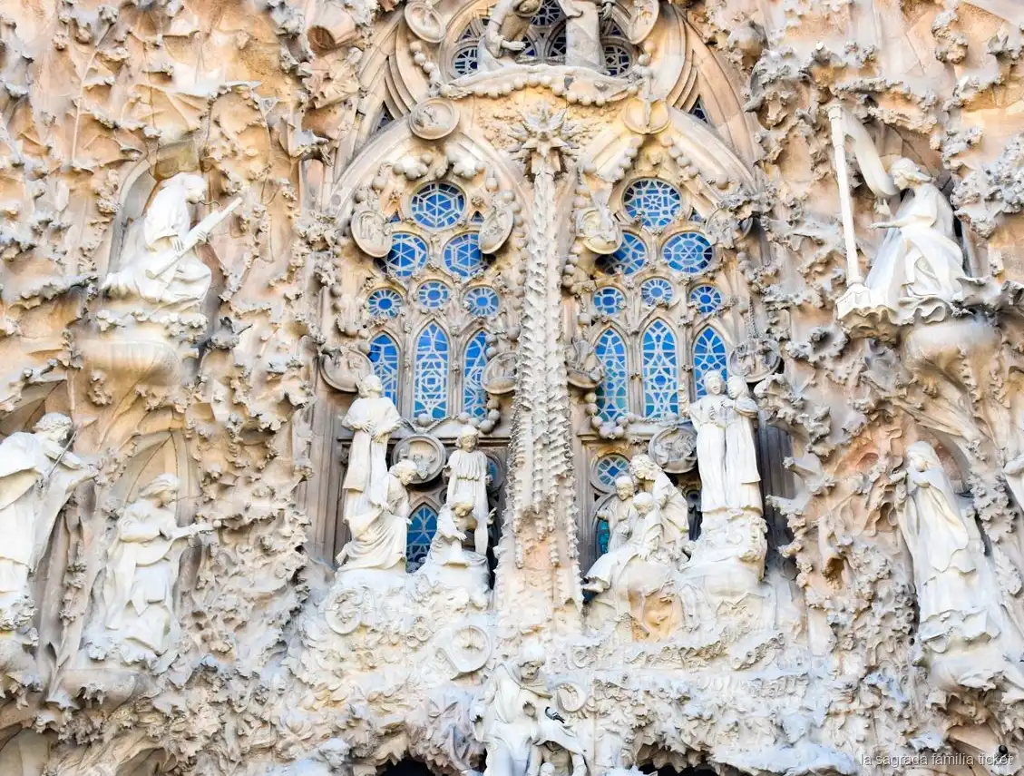 Liftingang voor de Sagrada Familia torentour