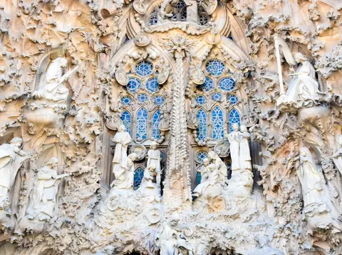 Elevator entrance for the Sagrada Familia tower tour